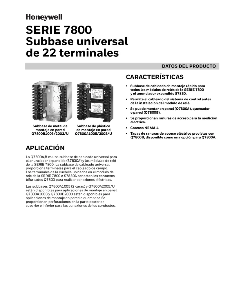 RM7800 Sub-Base – Q7800B1003