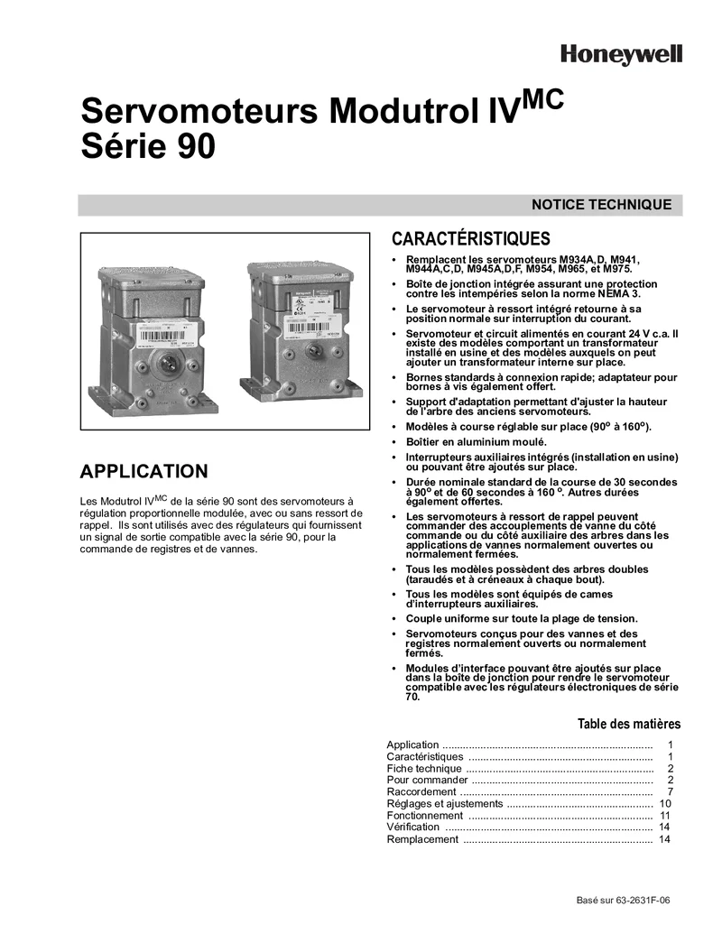 Modutrol 150PSI – Ficha Técnica