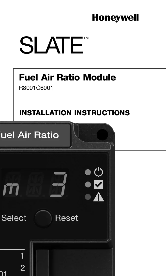 SLATE Control Aire/Combustible – R8001C6001