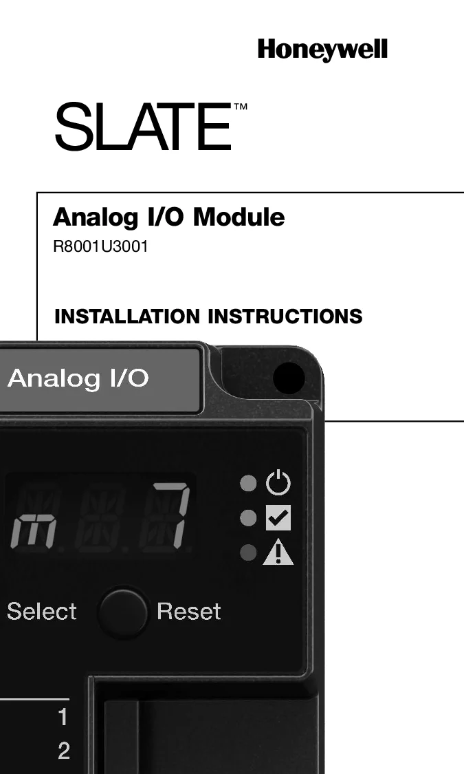 SLATE Módulo I/O Analógico – R8001U3001