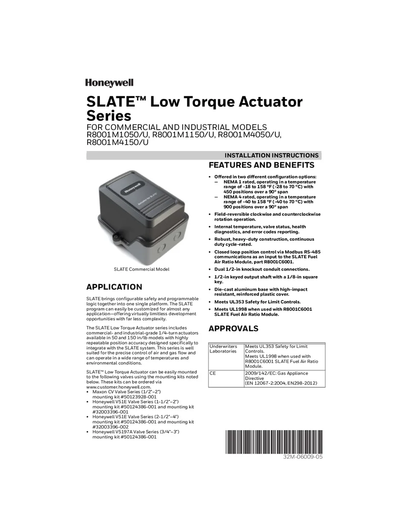 SLATE Actuador – R8001M1150